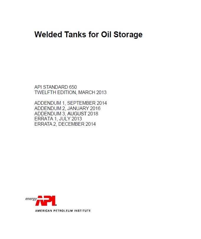 Welded Tanks for Oil Storage